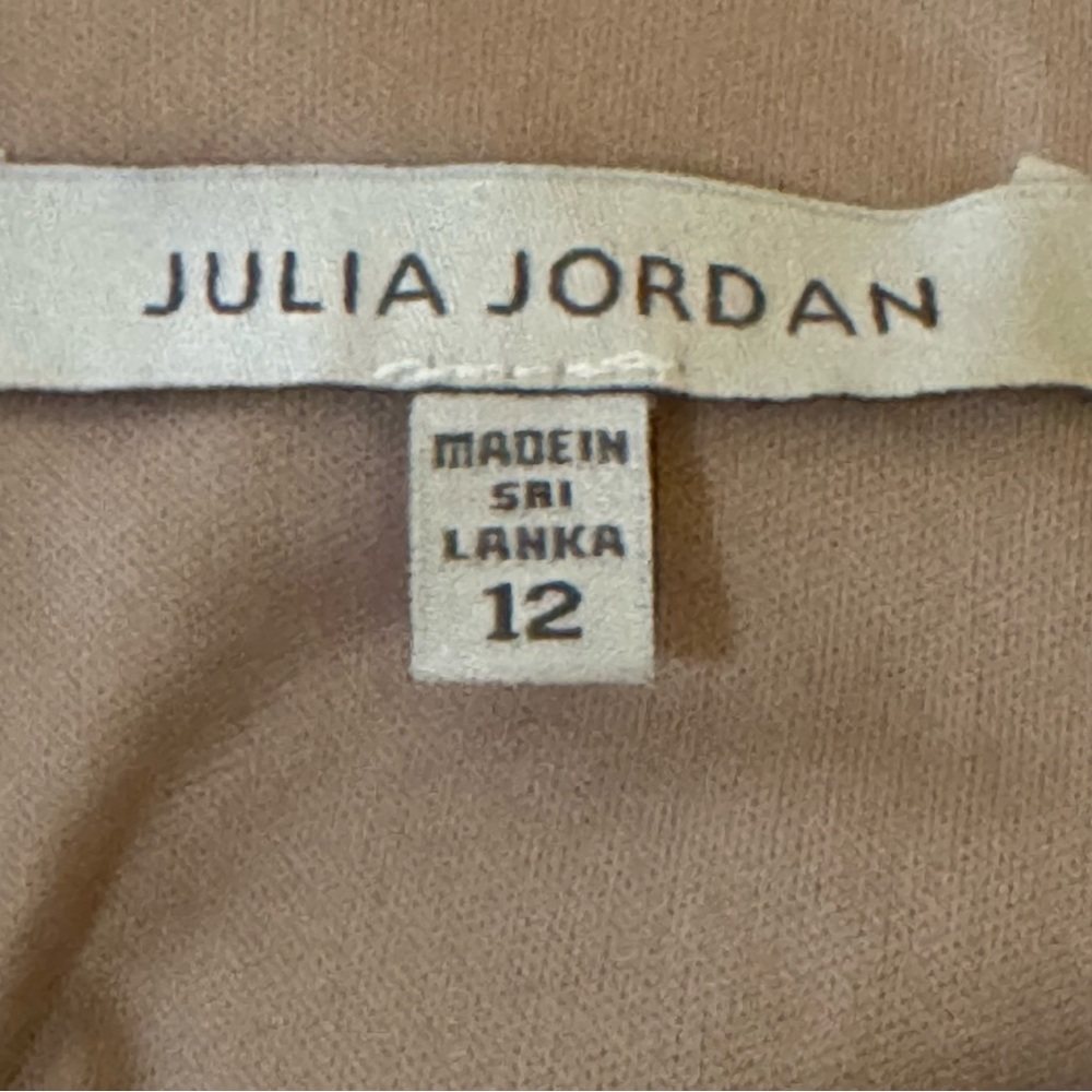 Julia Jordan New Size 12 Lace Floral Ruffle‎ Boho Knee Dress Coquette Cocktail - Picture 11 of 13